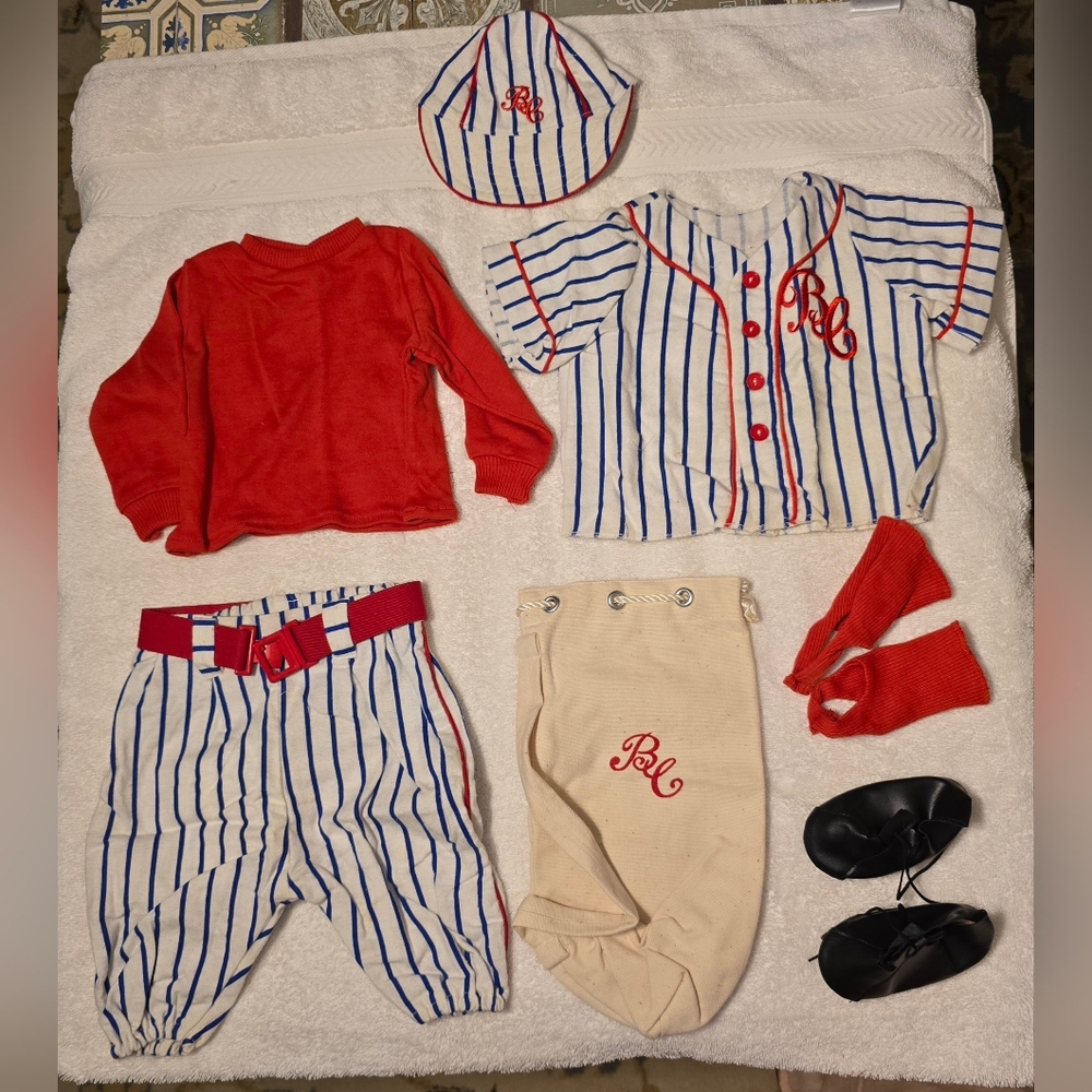 Bubba Batboy Baseball Uniform for 22" Doll Clothes NEW Outfit ONLY Lee Middleton